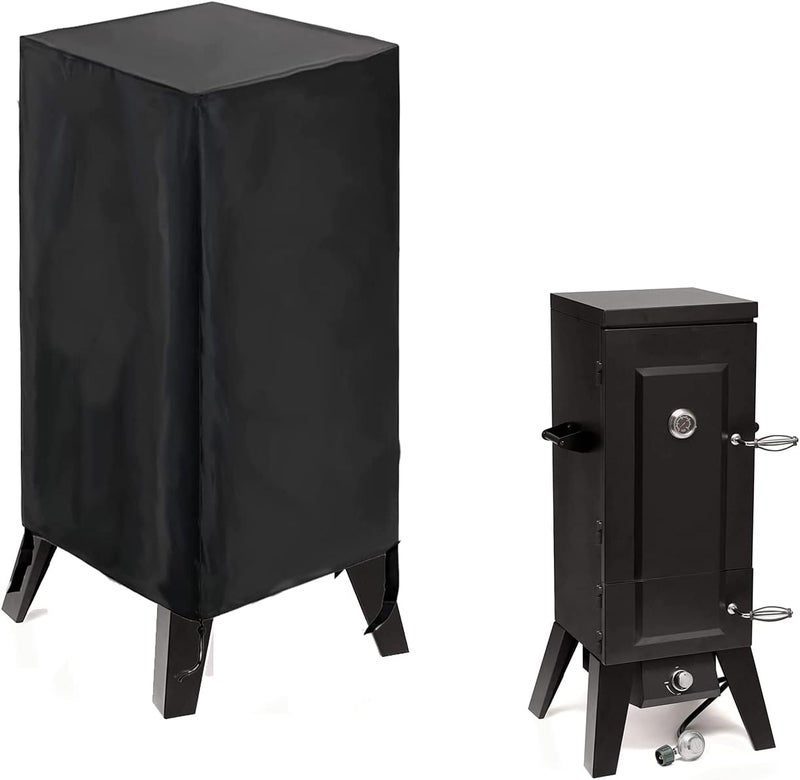 Aidetech Smoker Cover Fit for Cuisinart Smoker, Waterproof Outdoor Grill Smoker Covers,Black (21" L x 21" W x 44" H) - Image 1